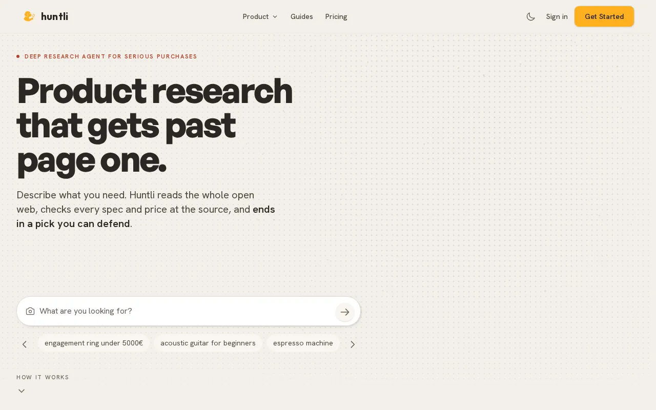 Huntli — preview screenshot