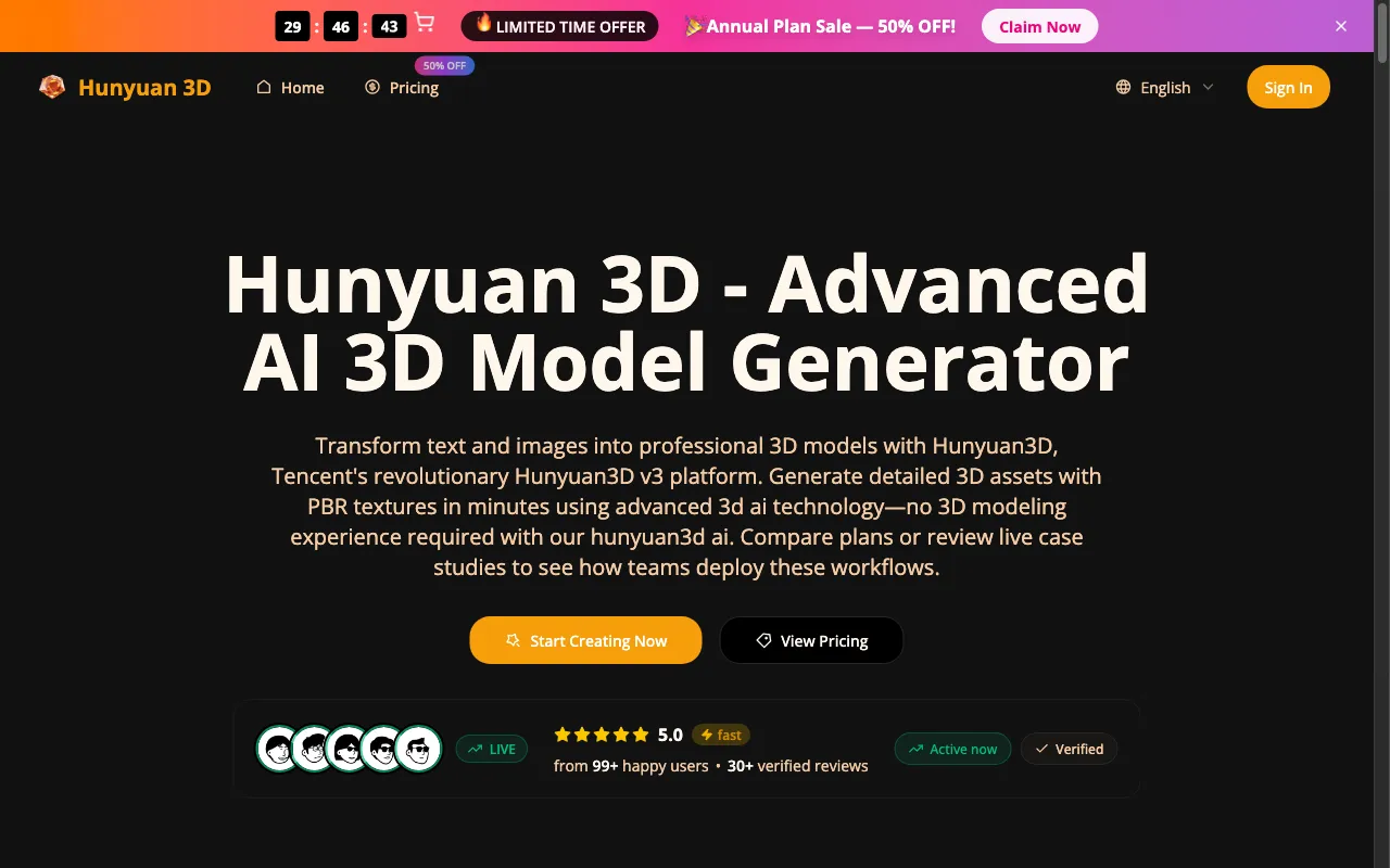 Hunyuan 3d — preview screenshot