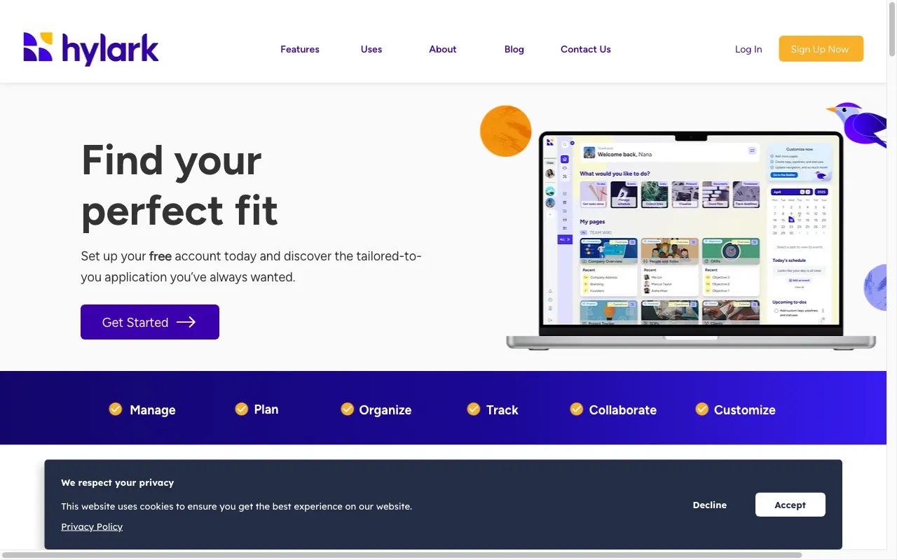 Hylark — pricing page