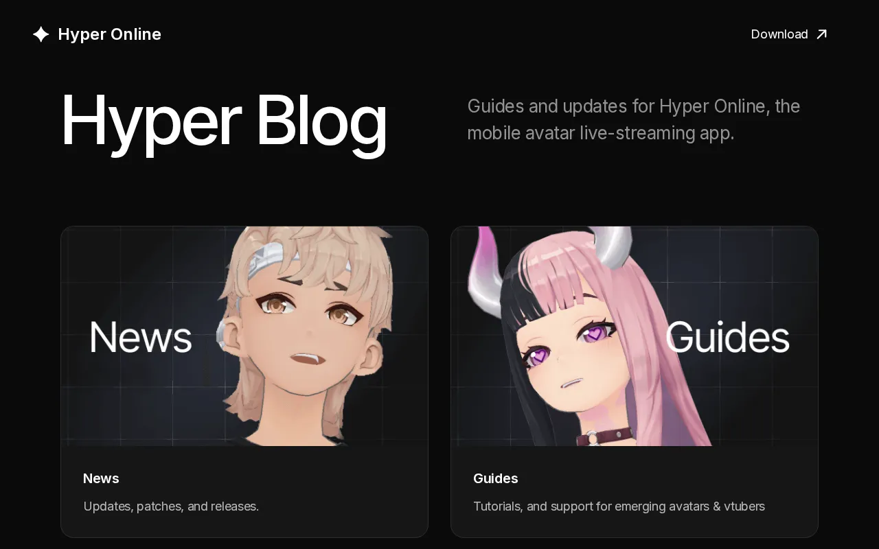 Hyper Blog — preview screenshot