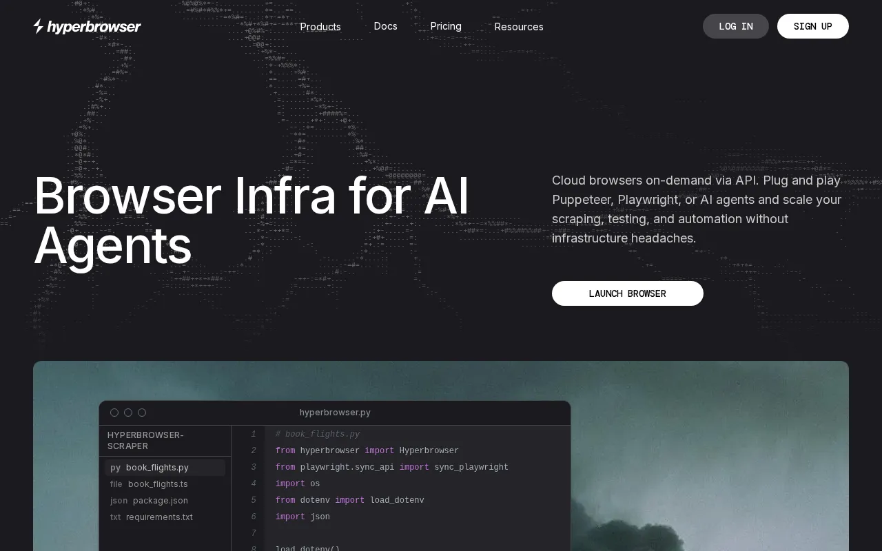 Hyperbrowser — preview screenshot