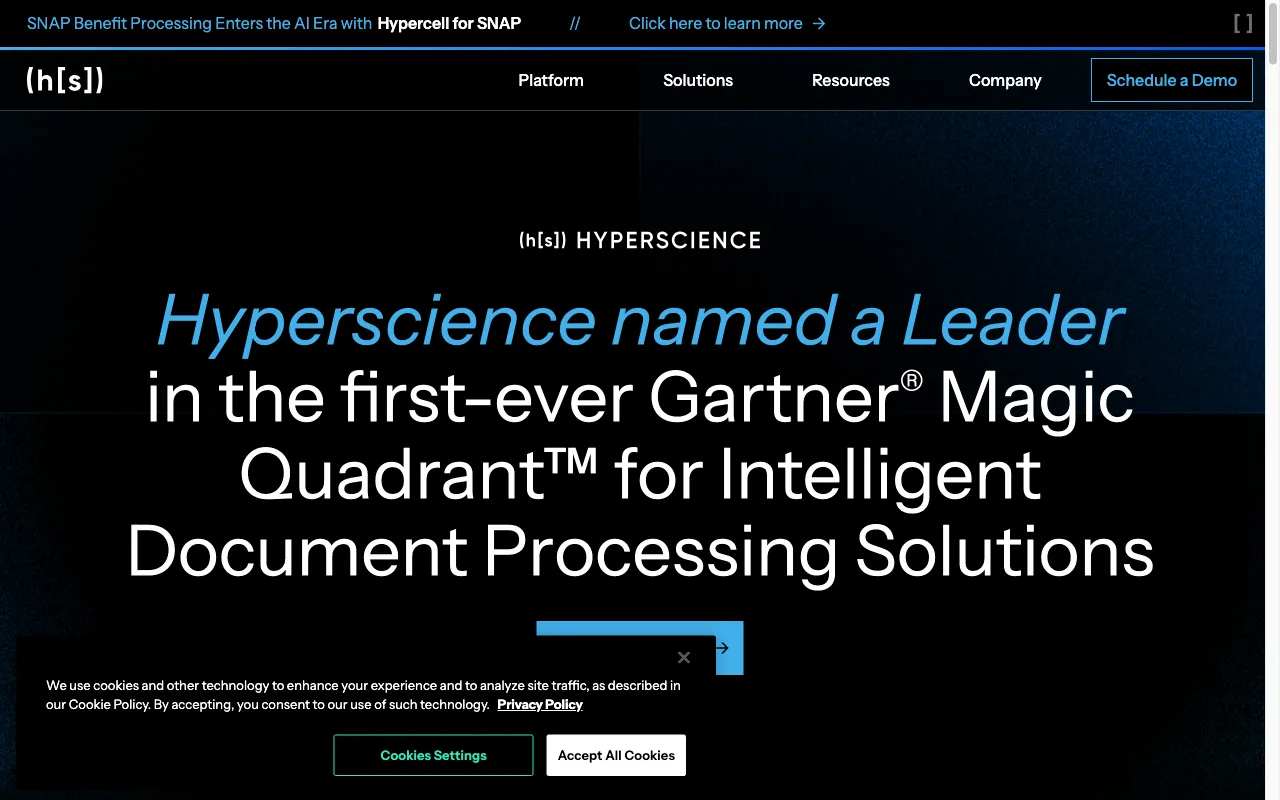 Hyperscience — preview screenshot