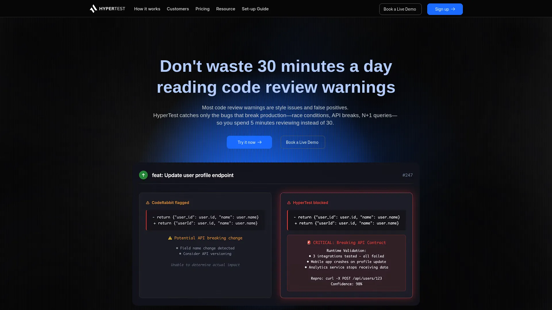 HyperTest — preview screenshot