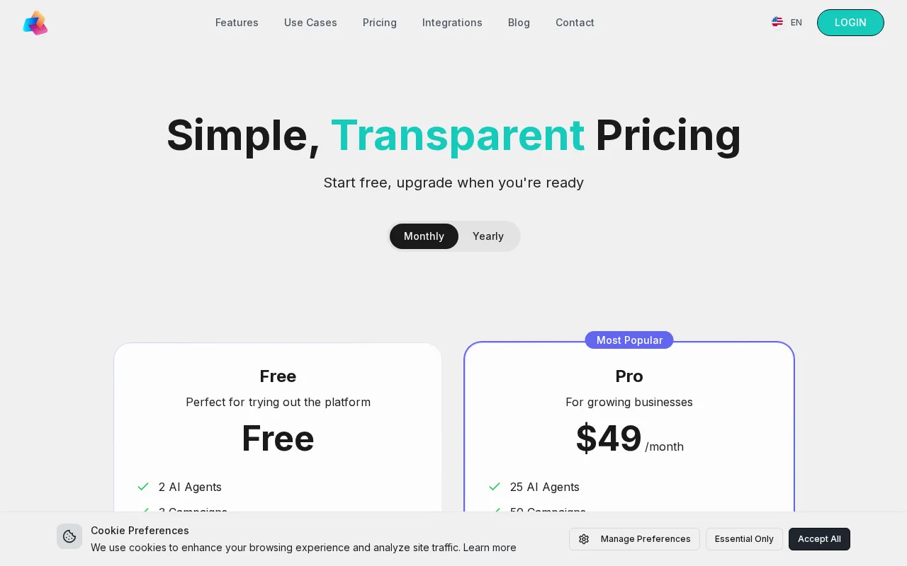 i3Simple Web Solutions — pricing page