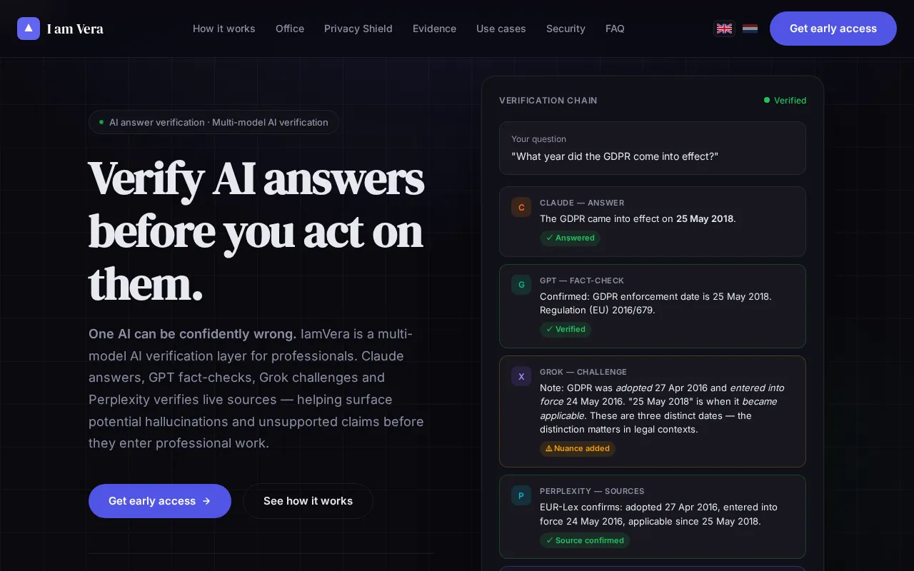 IamVERA — preview screenshot