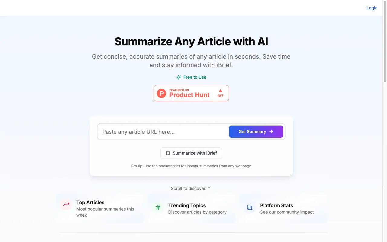 iBrief — preview screenshot