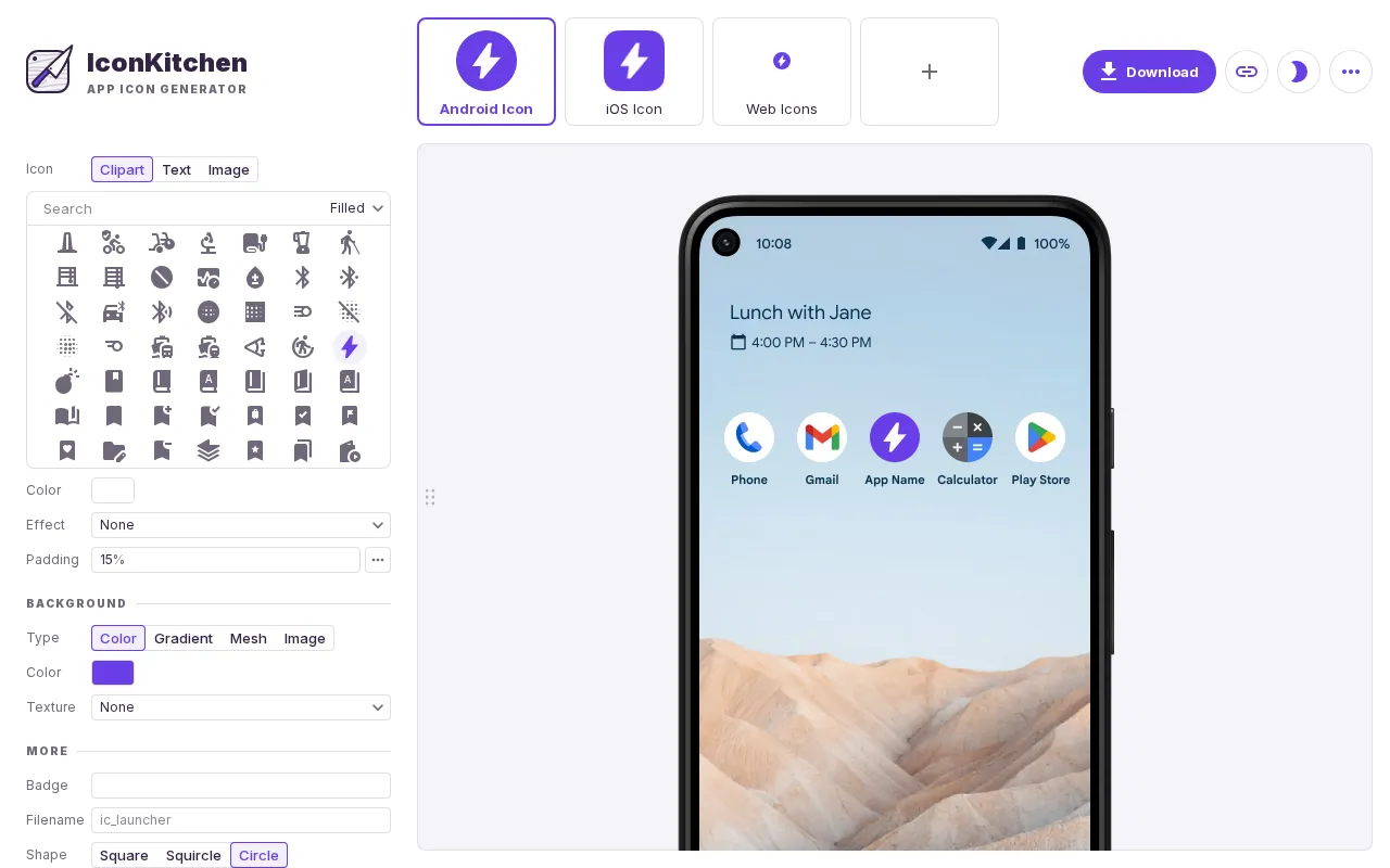 IconKitchen — pricing page