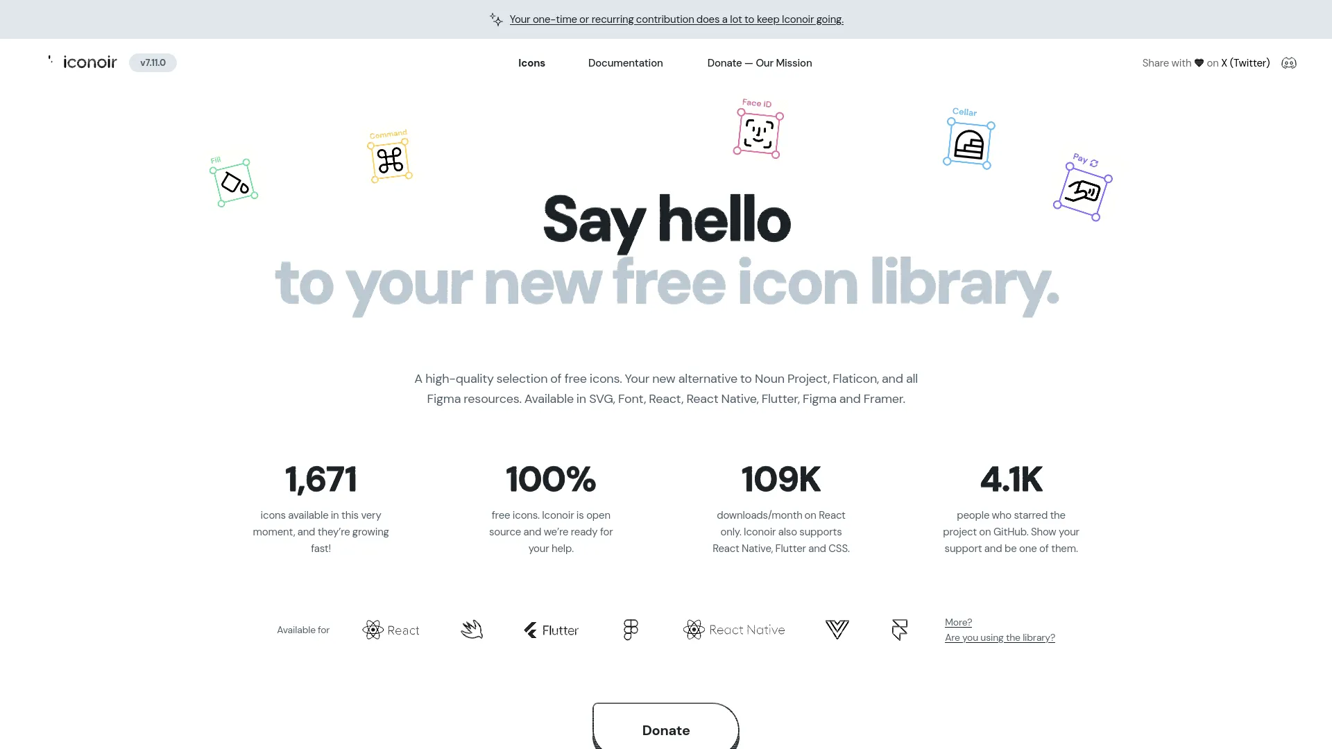 Iconoir — preview screenshot