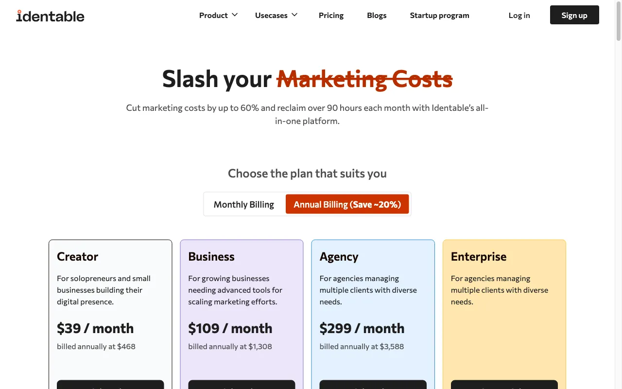 Untitled UI — pricing page