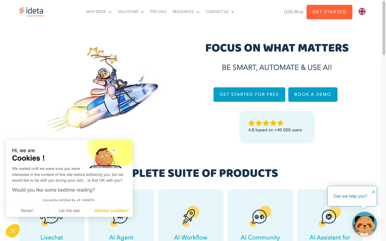 ideta.io — preview screenshot