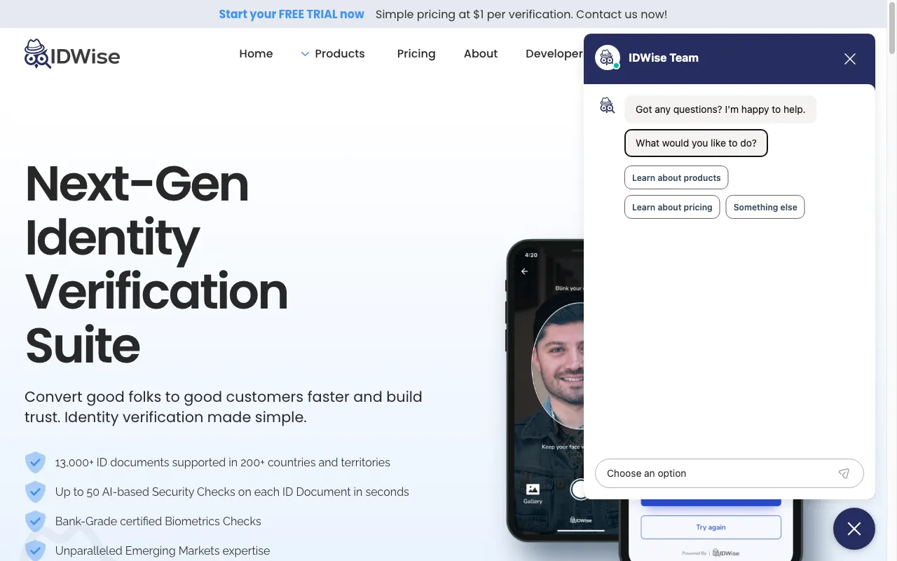 IDWise Identity Verification, eKYC & AML — preview screenshot