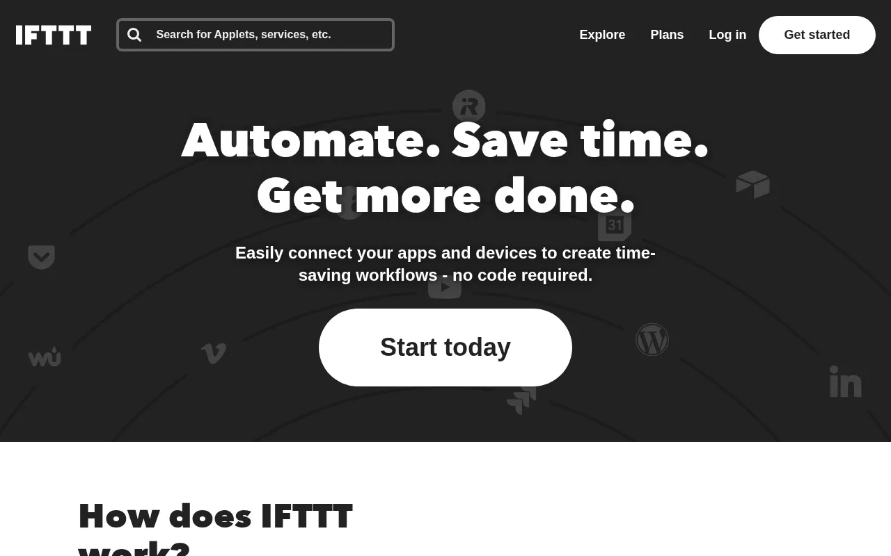 IFTTT — preview screenshot