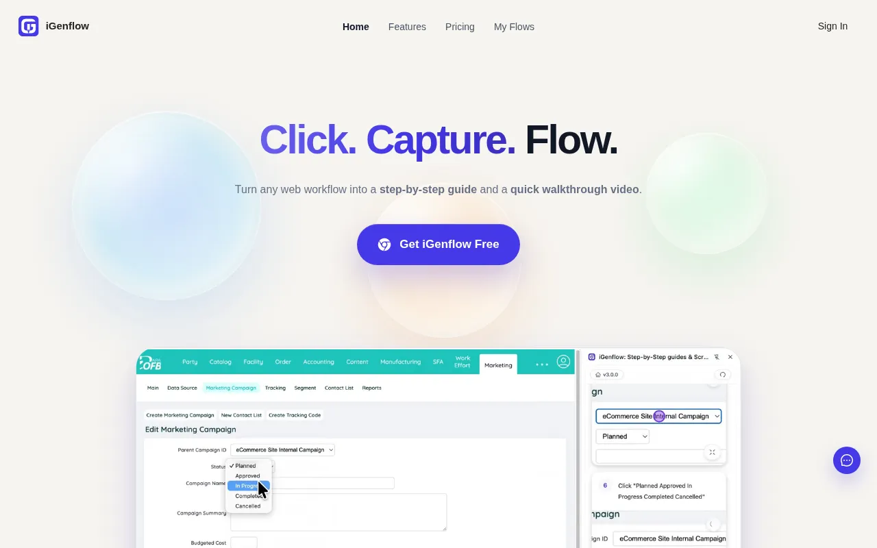 iGenflow — preview screenshot