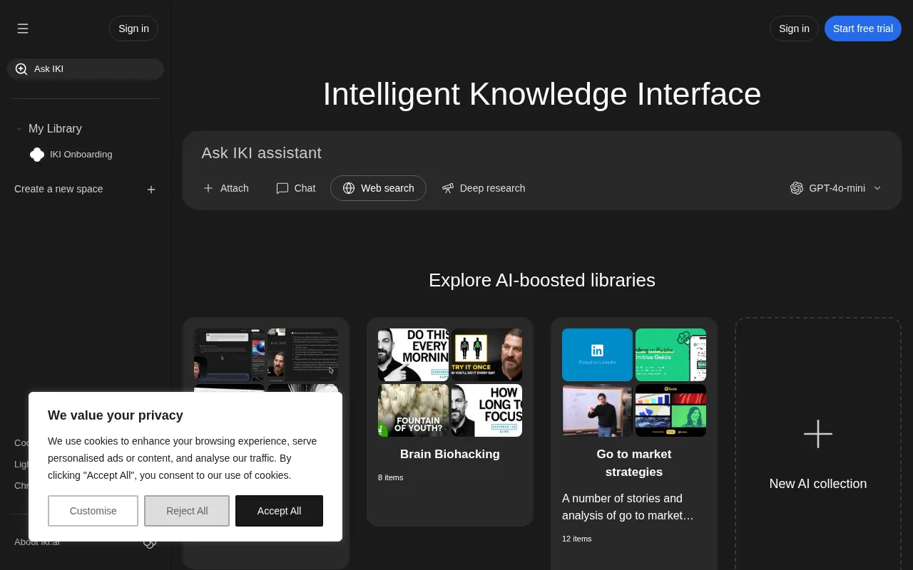 IKI.AI — preview screenshot