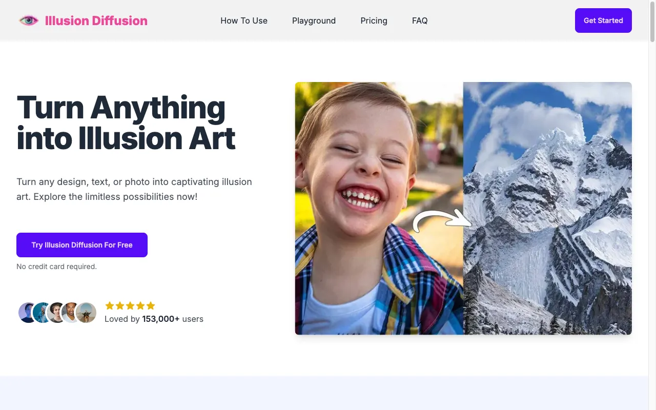 Illusion Diffusion AI Online — preview screenshot