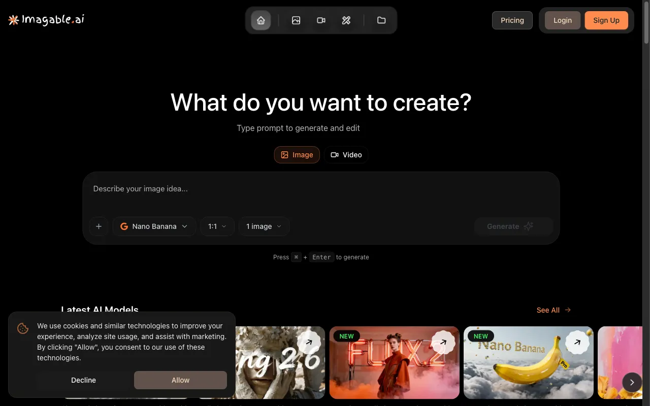 Imagable AI Image Editor — preview screenshot