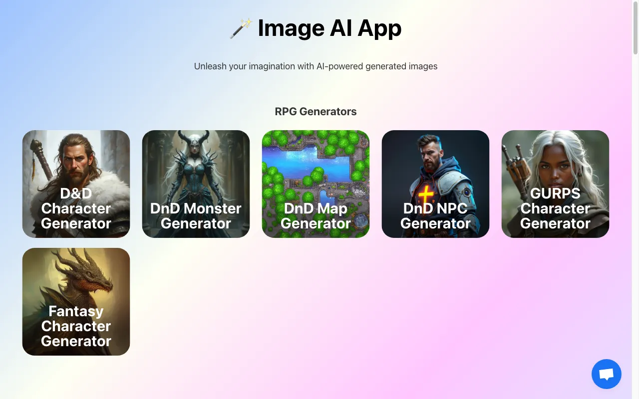 Image AI App — preview screenshot