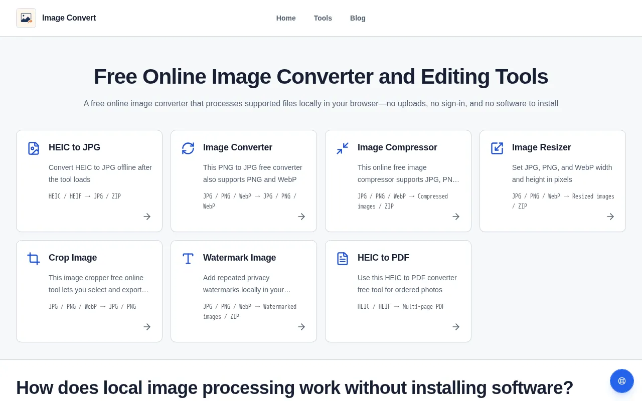 Image Convert — preview screenshot