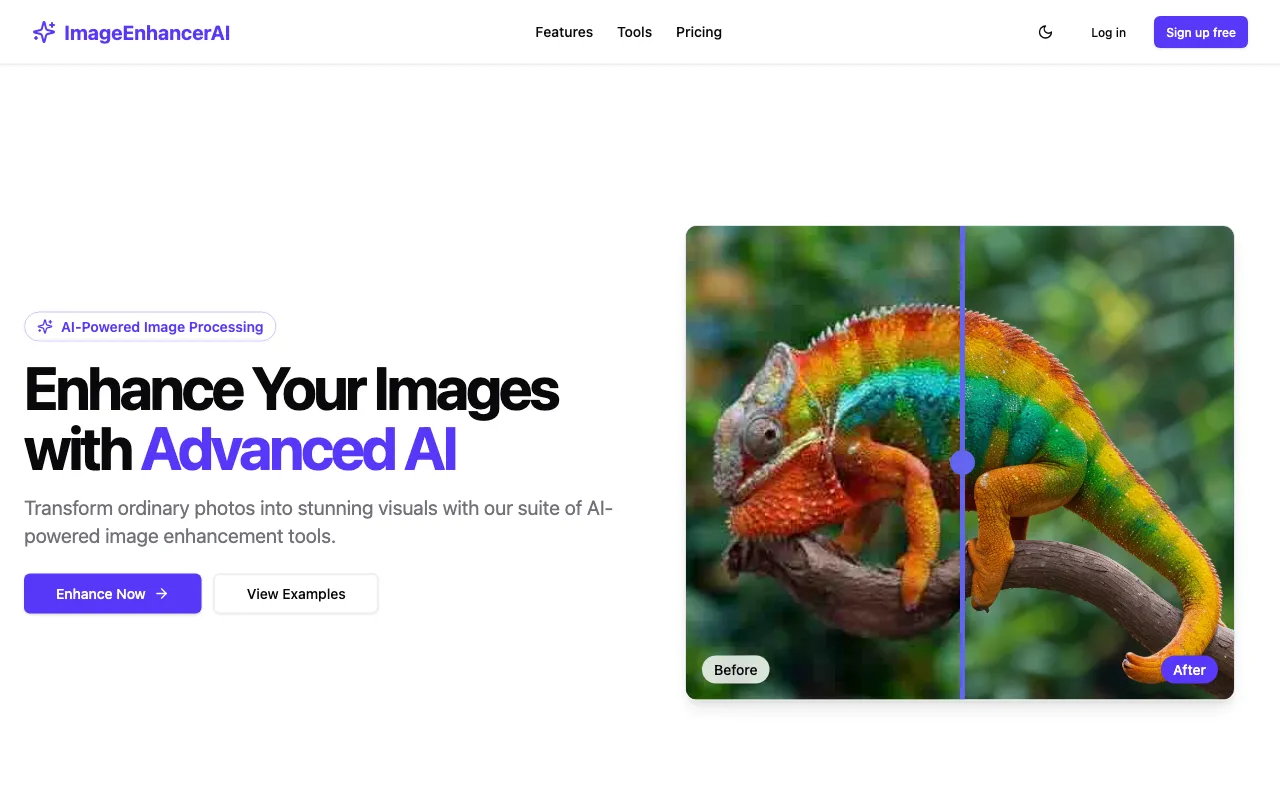 ImageEnhancerAI — preview screenshot