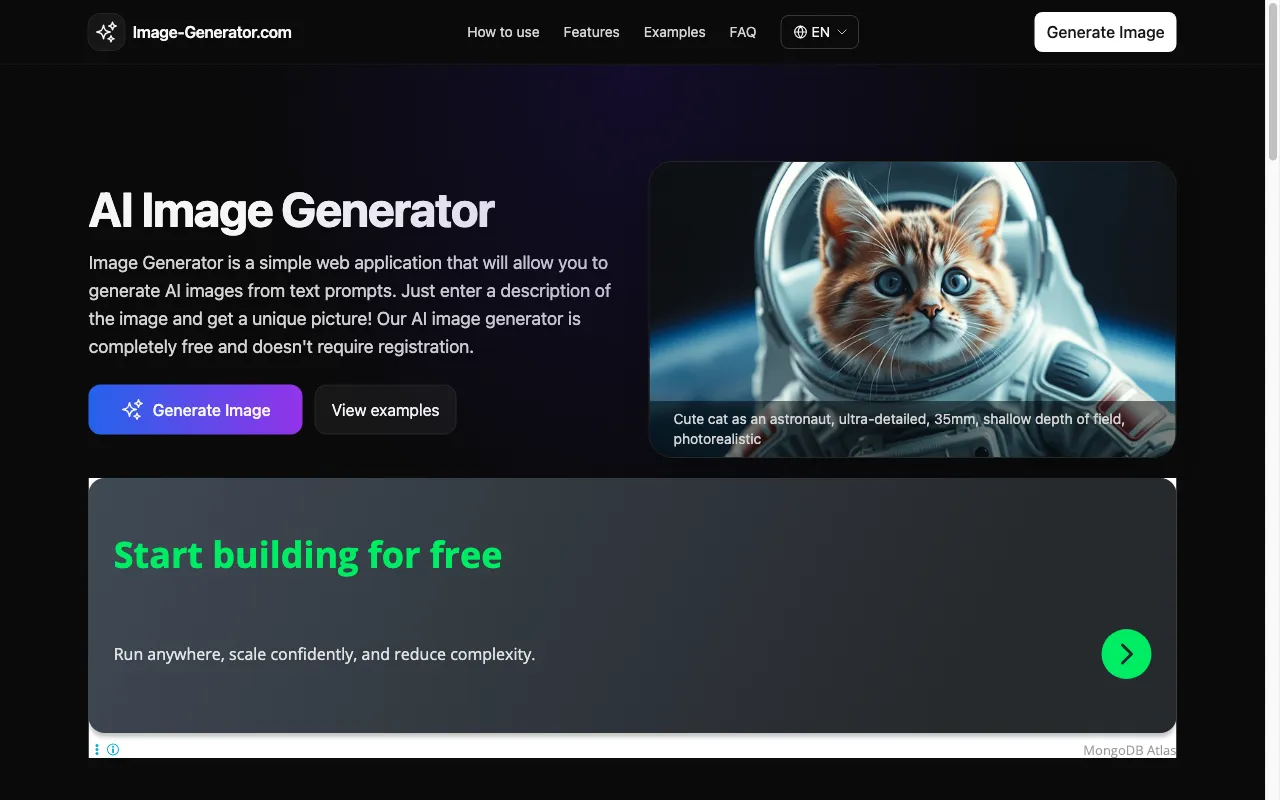 image-generator.com — preview screenshot