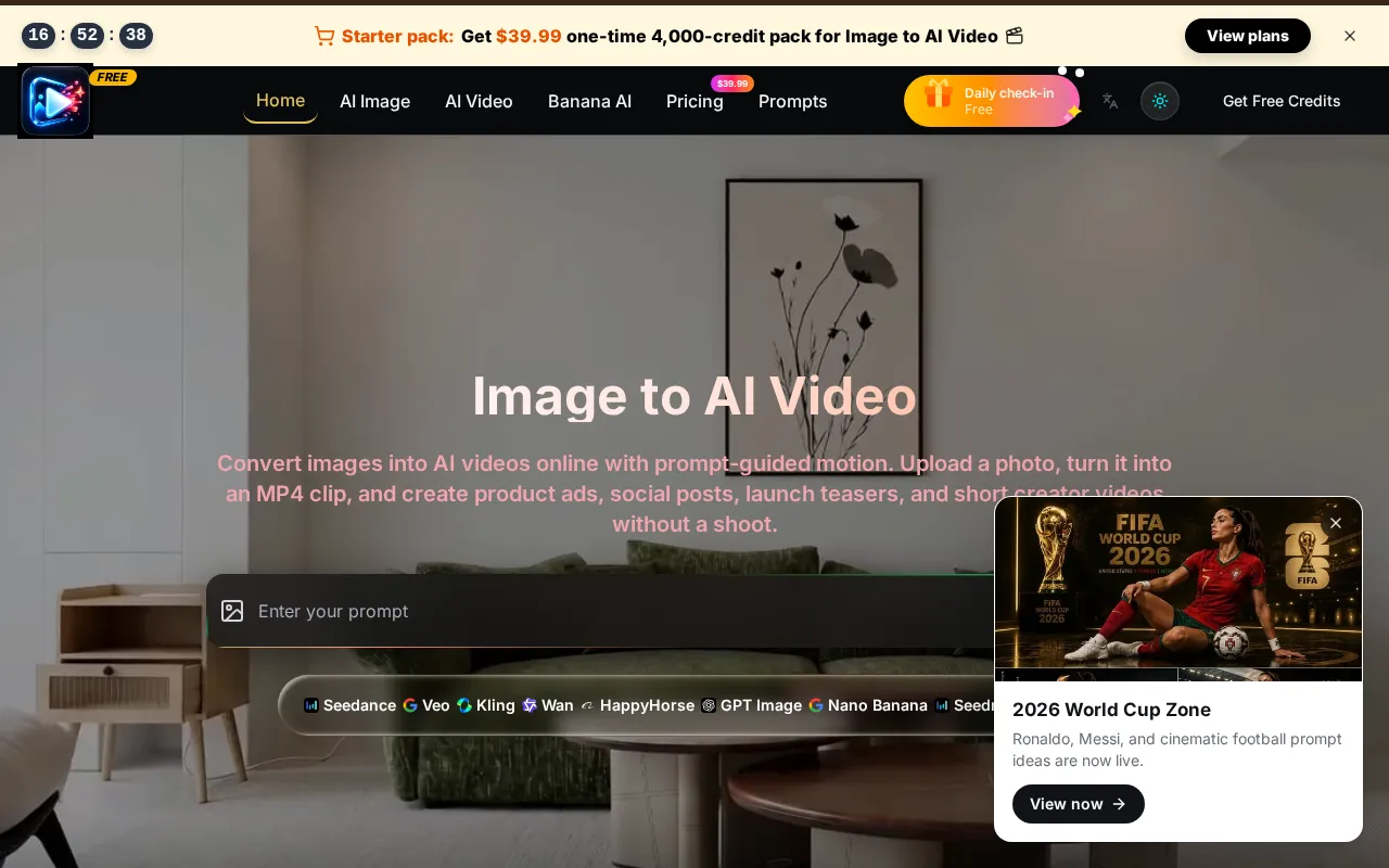 Image to AI Video — preview screenshot