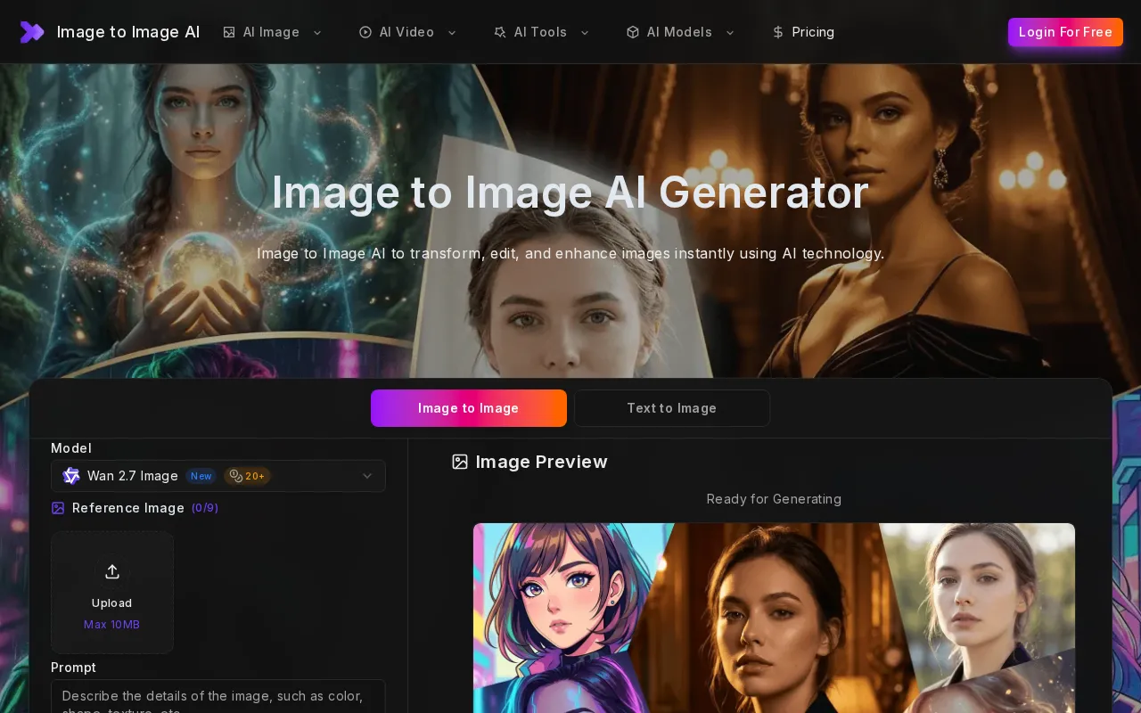 Image to Image AI — preview screenshot