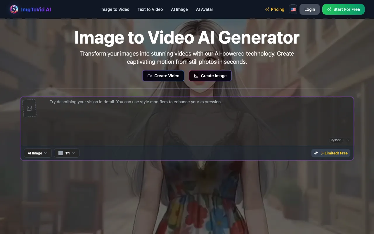 Image to Video AI — preview screenshot