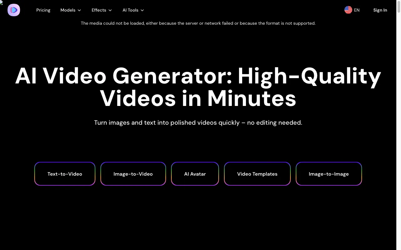 Image-to-Video Maker — preview screenshot