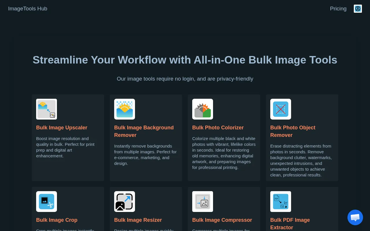 Image Tools Hub — preview screenshot