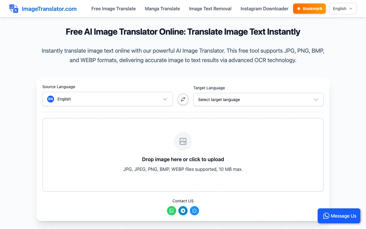 ImageTranslator.com — preview screenshot