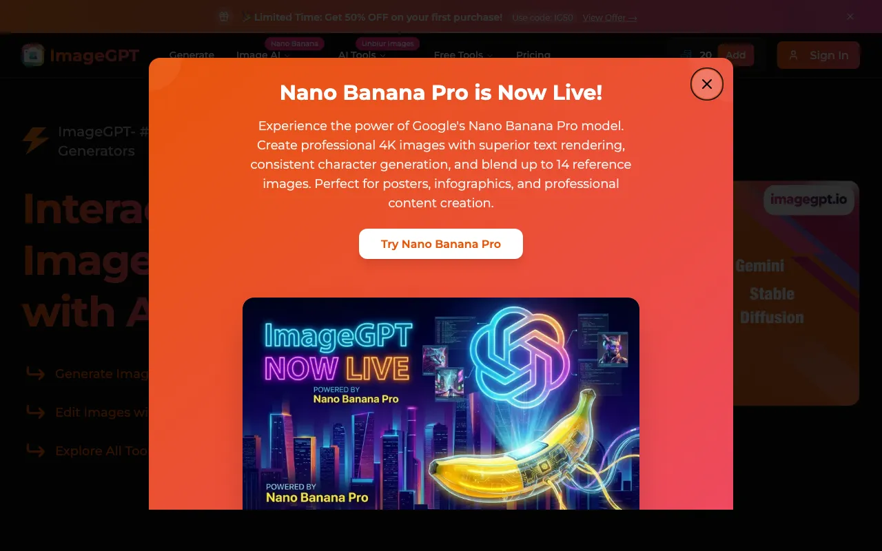 ImageGPT — preview screenshot