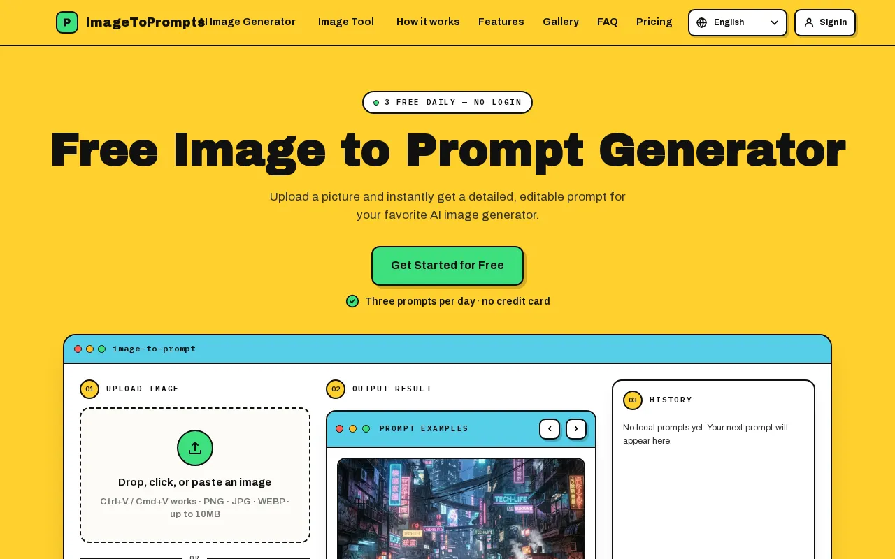 ImageToPrompts — preview screenshot