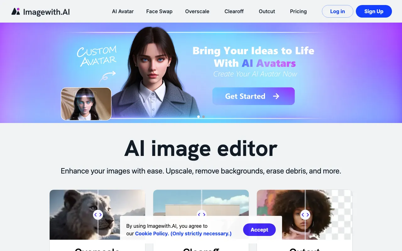 imagewith.ai — preview screenshot
