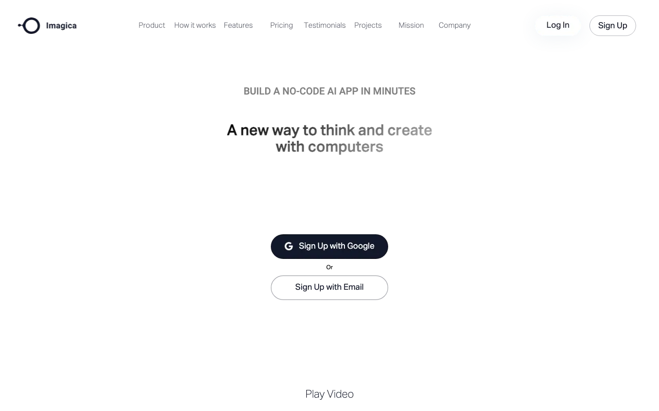 imagica.ai — pricing page