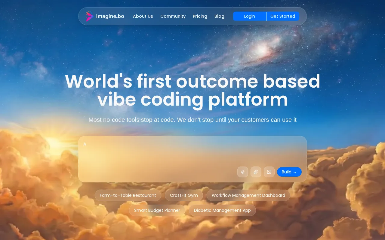 Imagine.bo — preview screenshot