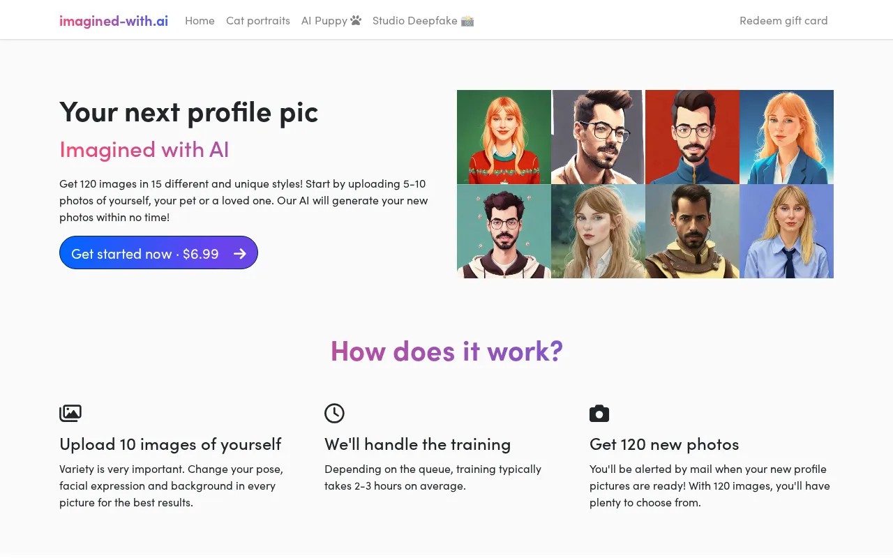 imagined-with.ai — preview screenshot