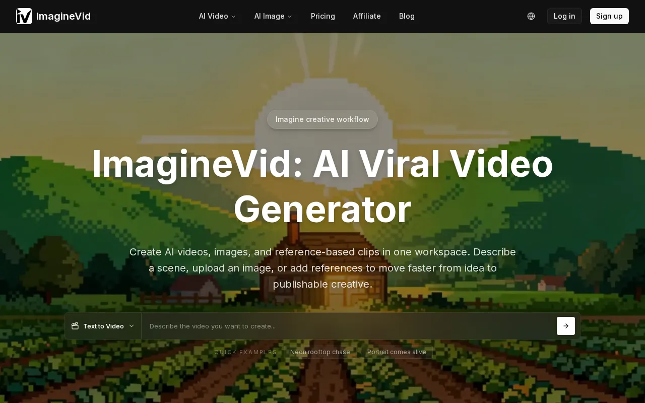 ImagineVid AI — preview screenshot