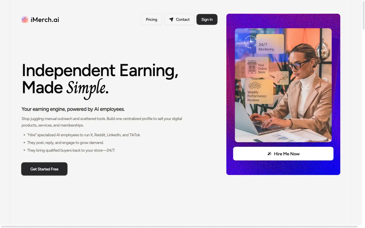iMerch.ai — preview screenshot
