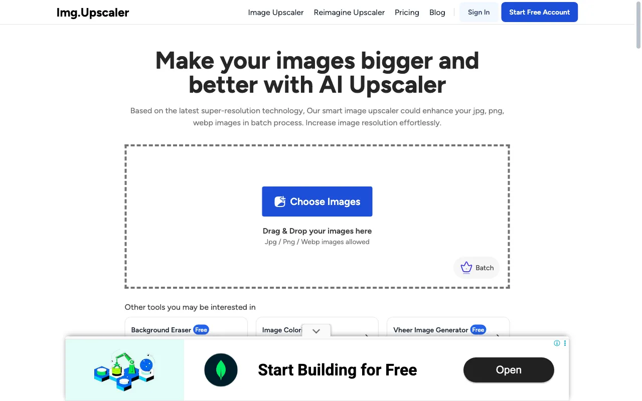 Img Upscaler — preview screenshot