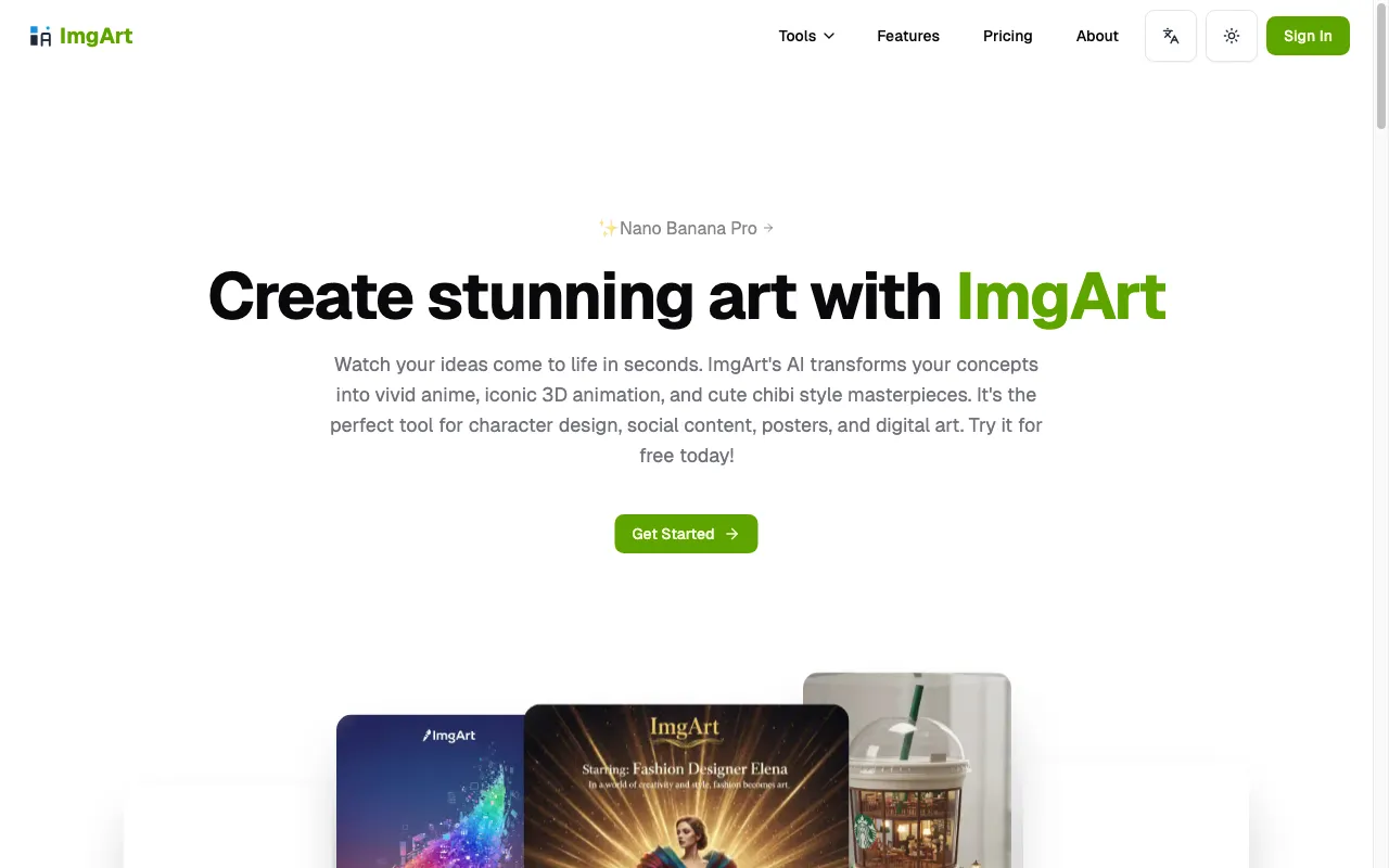 ImgArt Ai — preview screenshot