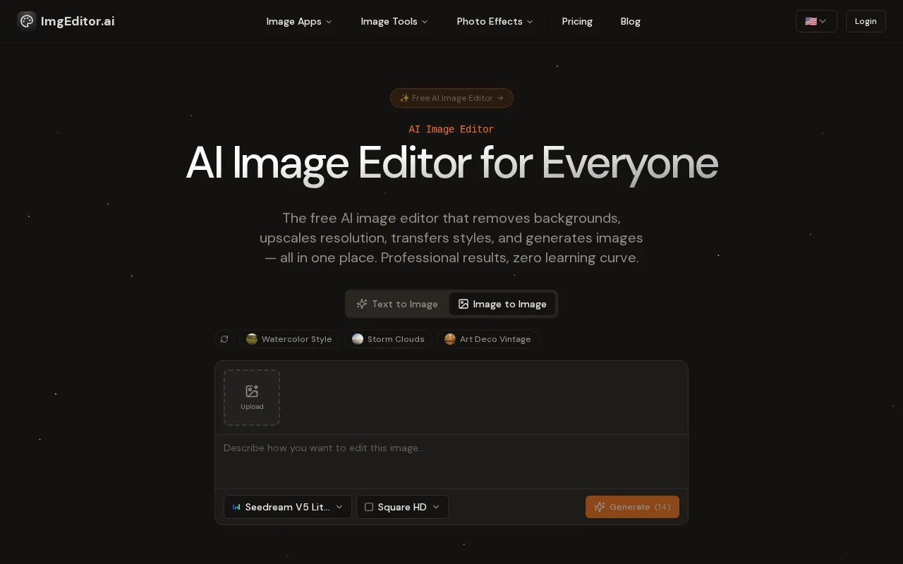 ImgEditor AI — preview screenshot