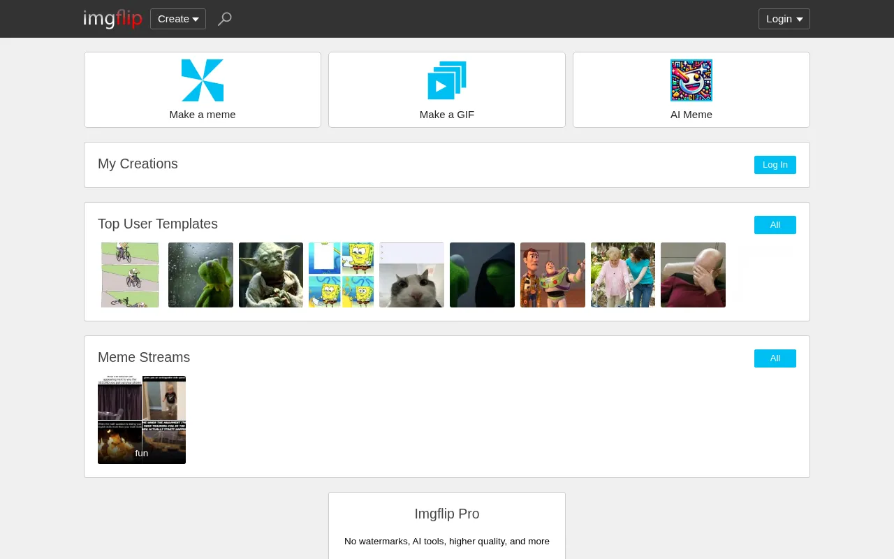Imgflip — preview screenshot