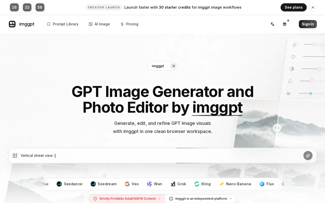 Imggpt — preview screenshot