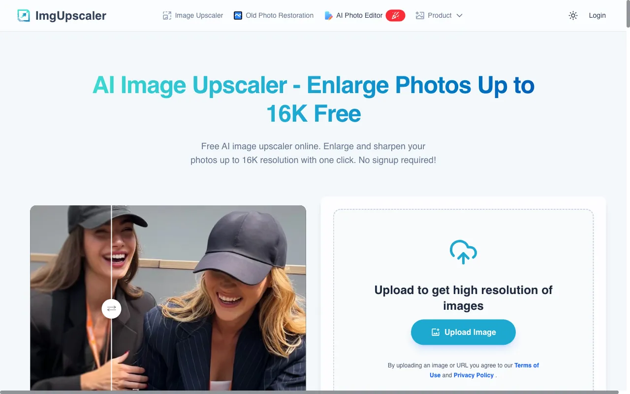 Imgupscaler AI — preview screenshot