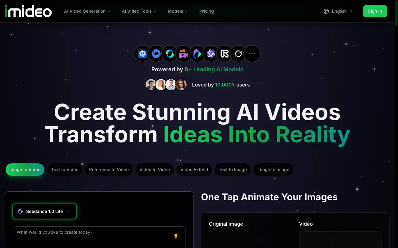 iMideo — preview screenshot