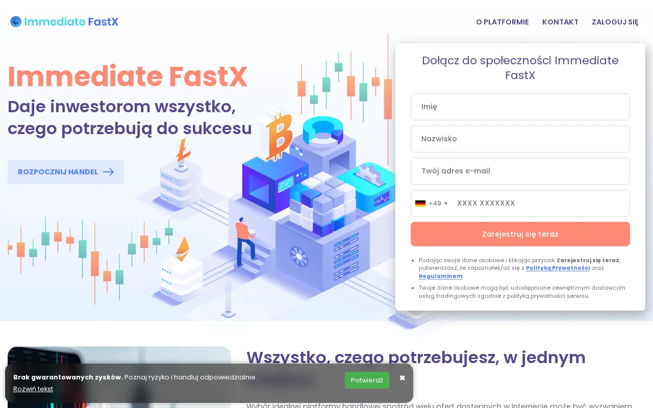 Immediate FastX — preview screenshot