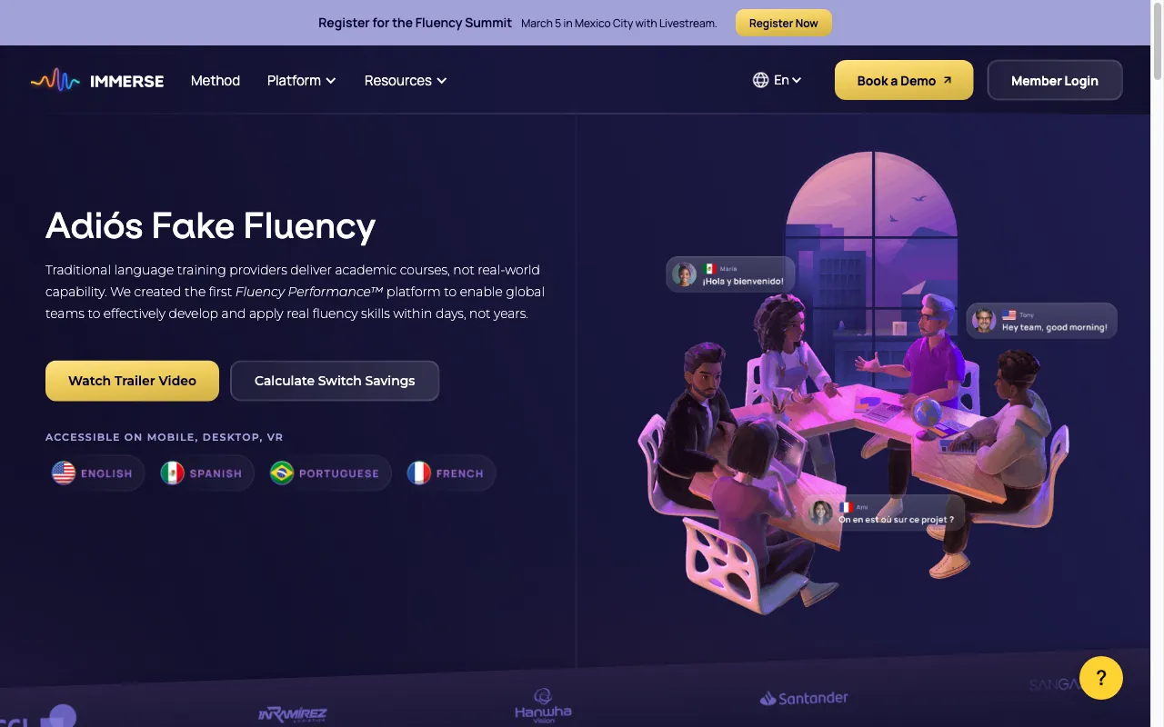 Immerse — preview screenshot
