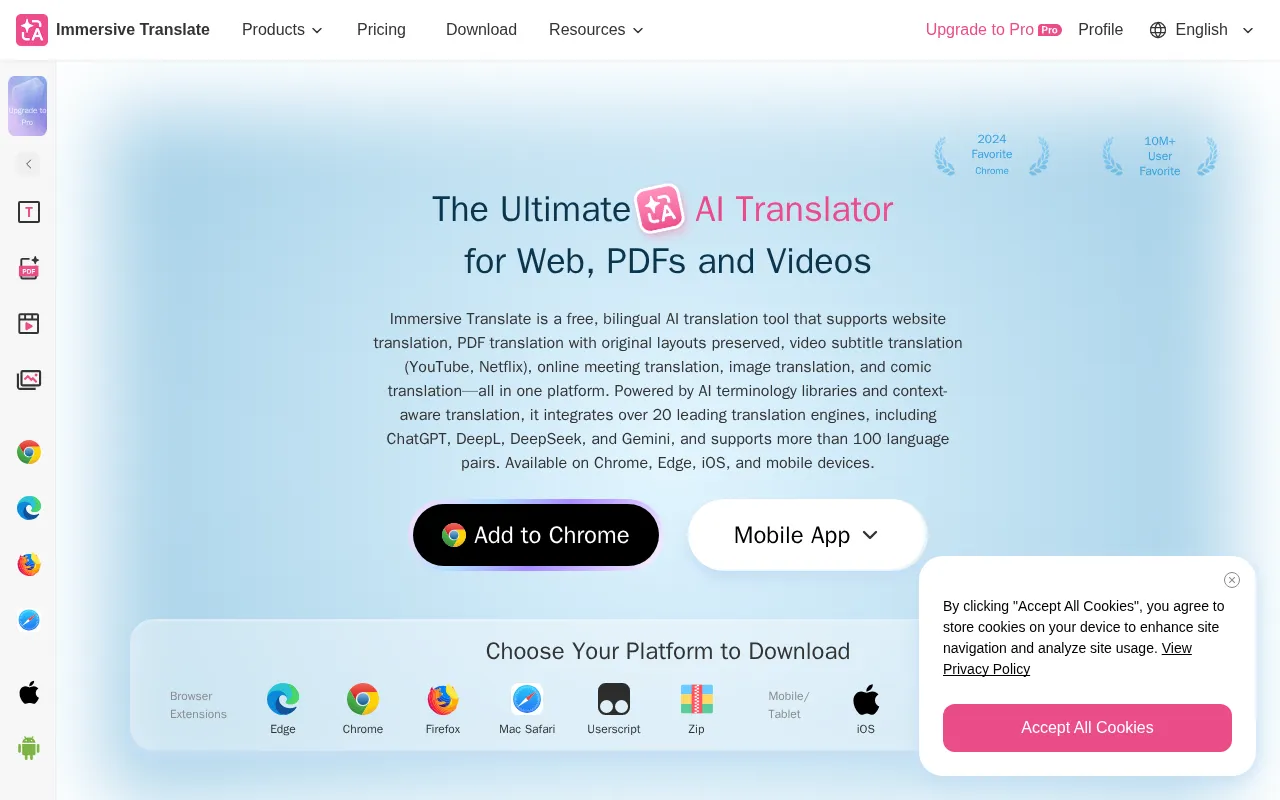 Immersive Translate — preview screenshot