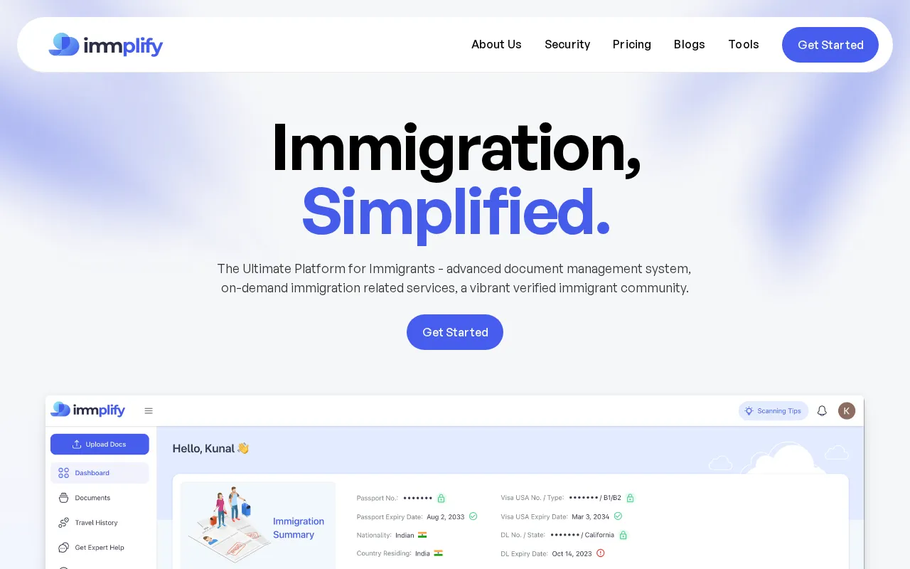Immplify — preview screenshot