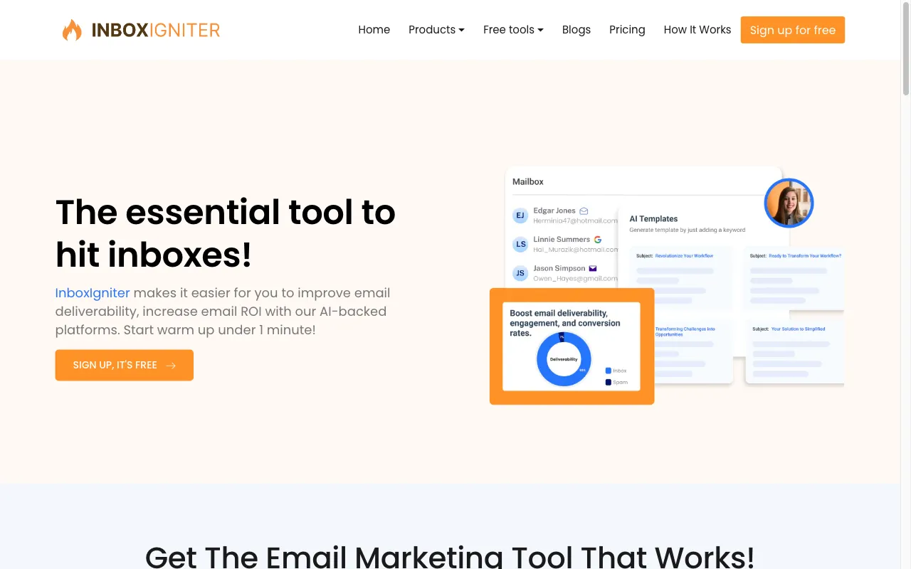 InboxIgniter — preview screenshot